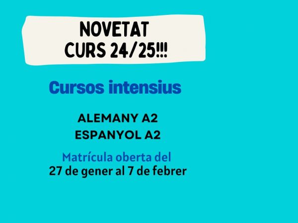 Matrícula A2 Intensius