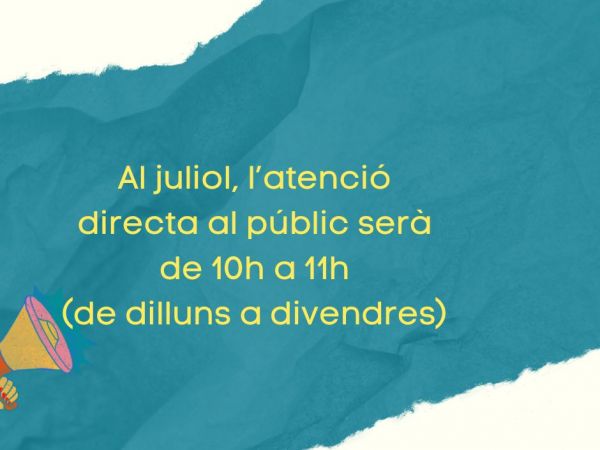 ATENCIÓ AL PÚBLIC